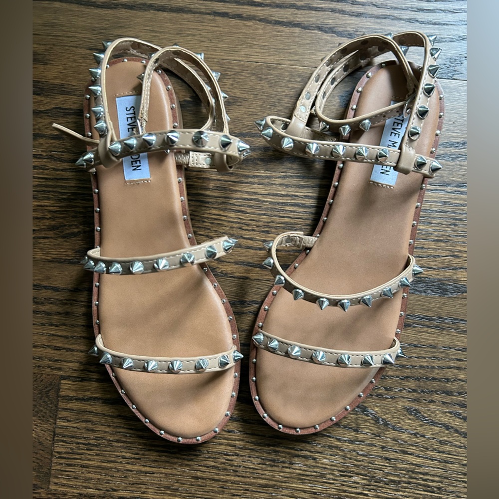 Steve Madden studded sandals - NEVER WORN